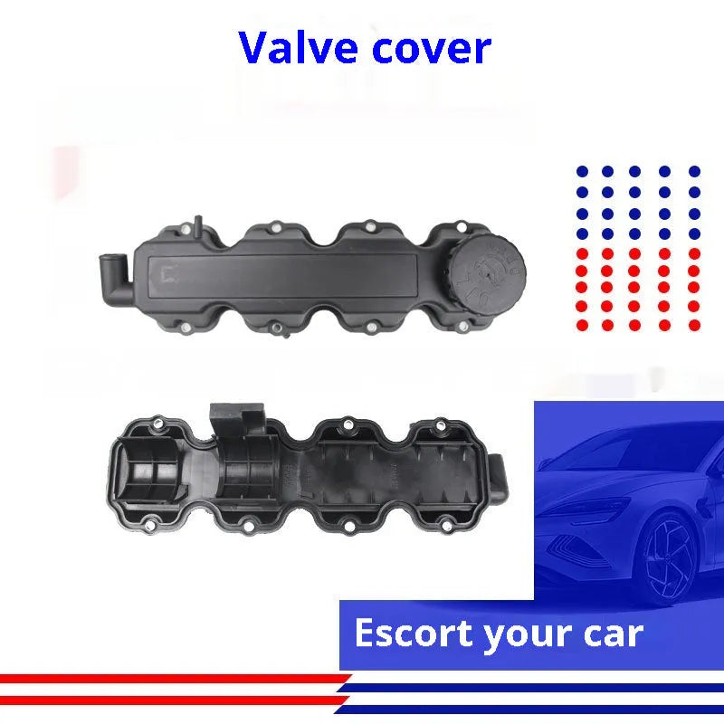 Black valve cover for SAIC GM Buick Chevrolet Sail CS1, model 93334741, 38mm size, 13mm height.