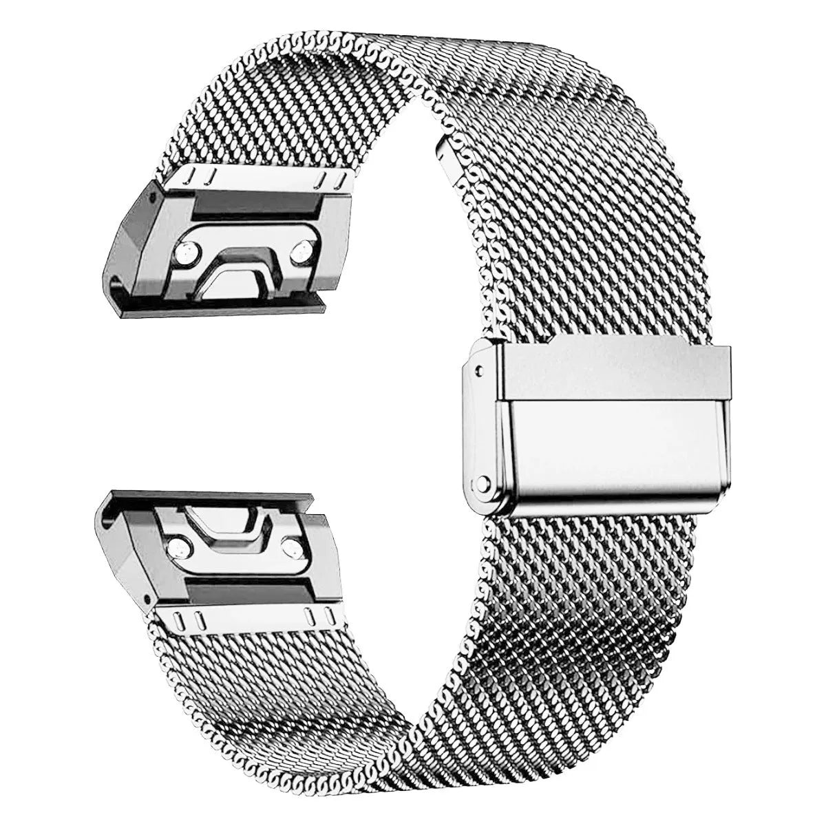 Stainless steel strap for Garmin Fenix 7X 7Pro 6X 6 watches in silver, black, gold, rose gold colours