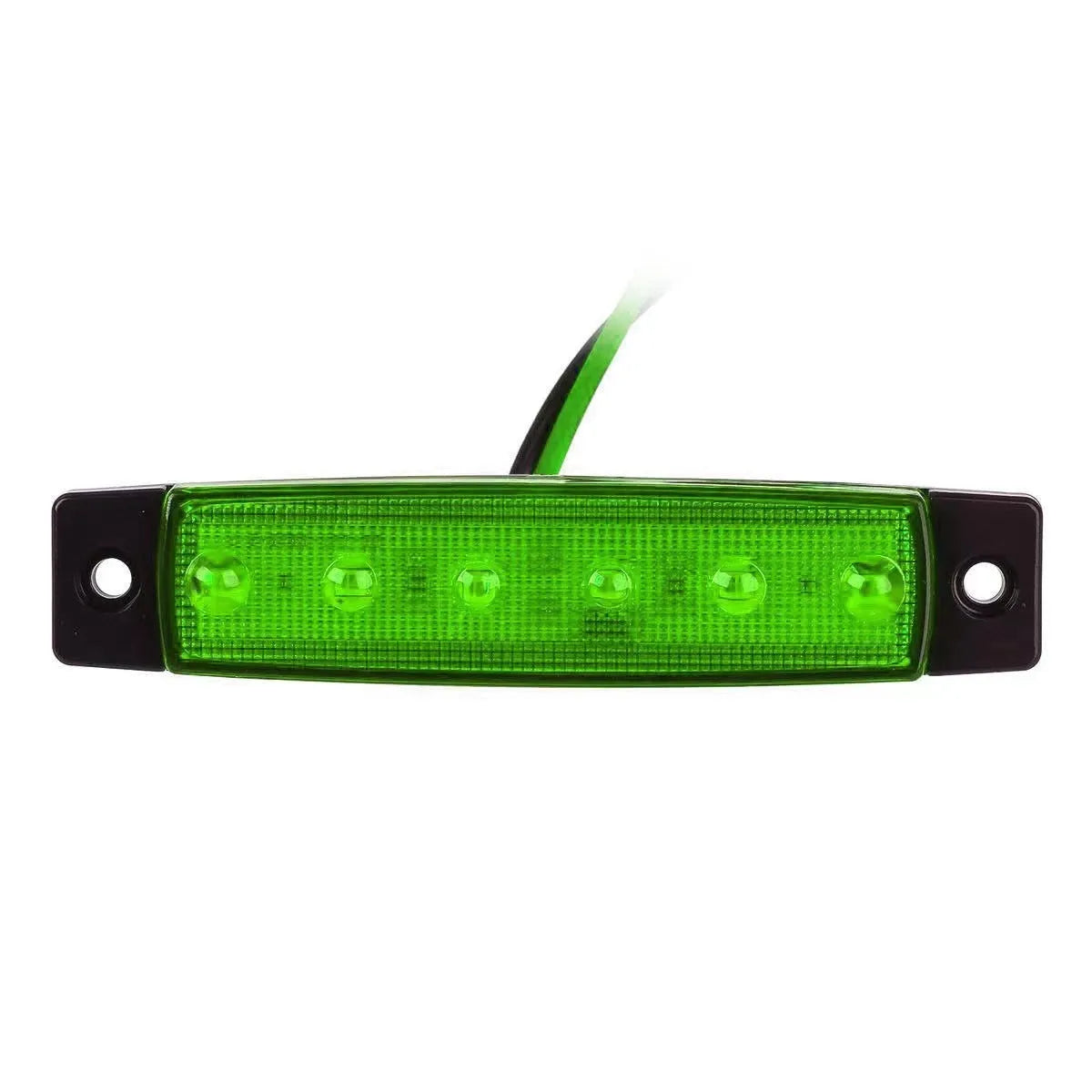 Trailer side warning light in PVC housing with multiple colour options for vehicle modifications
