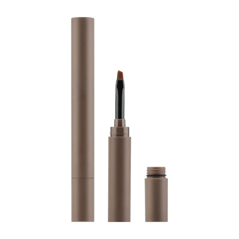 Double-headed eyebrow cream showing pencil and powder ends in one of five colour shades.