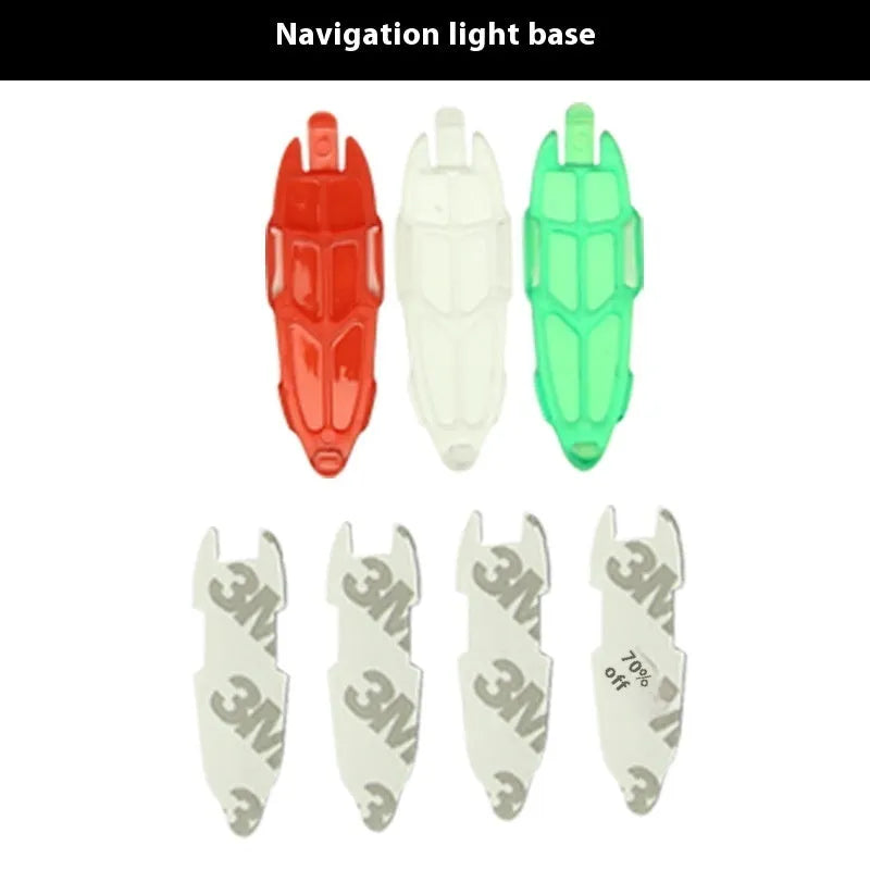 V3 wireless charging waterproof navigation light for RC boat and ship models