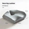 Memory foam office chair cushion in grey showing 36x40x11cm dimensions