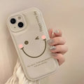 Mint green TPU phone case with air cushion and chain for iPhone models