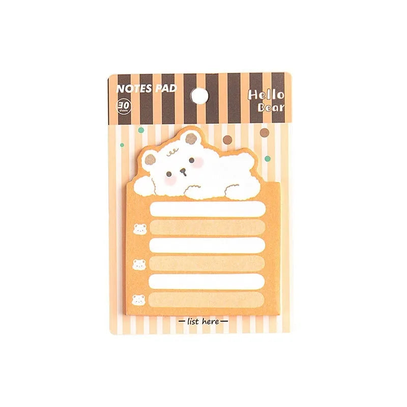 N Times Post Sticky Note tear-able double gummed paper memo pad with Happy Everyday design