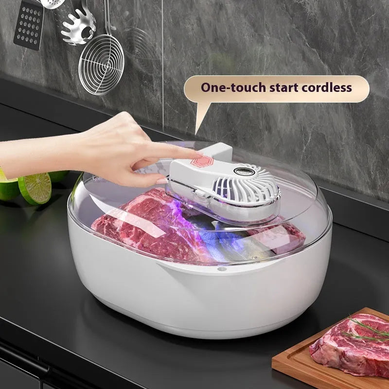 Aluminium food defrosting plate in modern simplicity style for household kitchen use