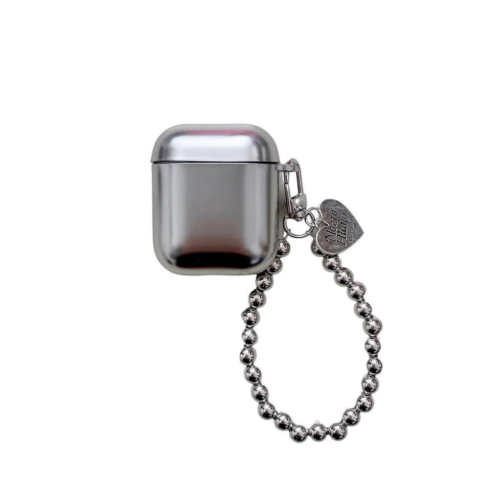 Matte plating TPU protective case for Apple AirPods shown on a table.