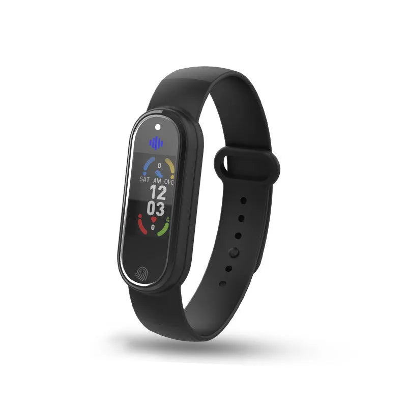 Ultrasonic mosquito repellent bracelet in black and white, wristband style, USB rechargeable, for outdoor family use