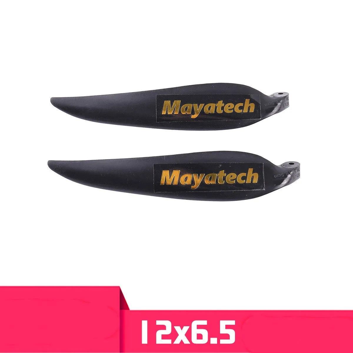 Black folding paddle with quick disassembly fittings showing 12x6.5cm measurement