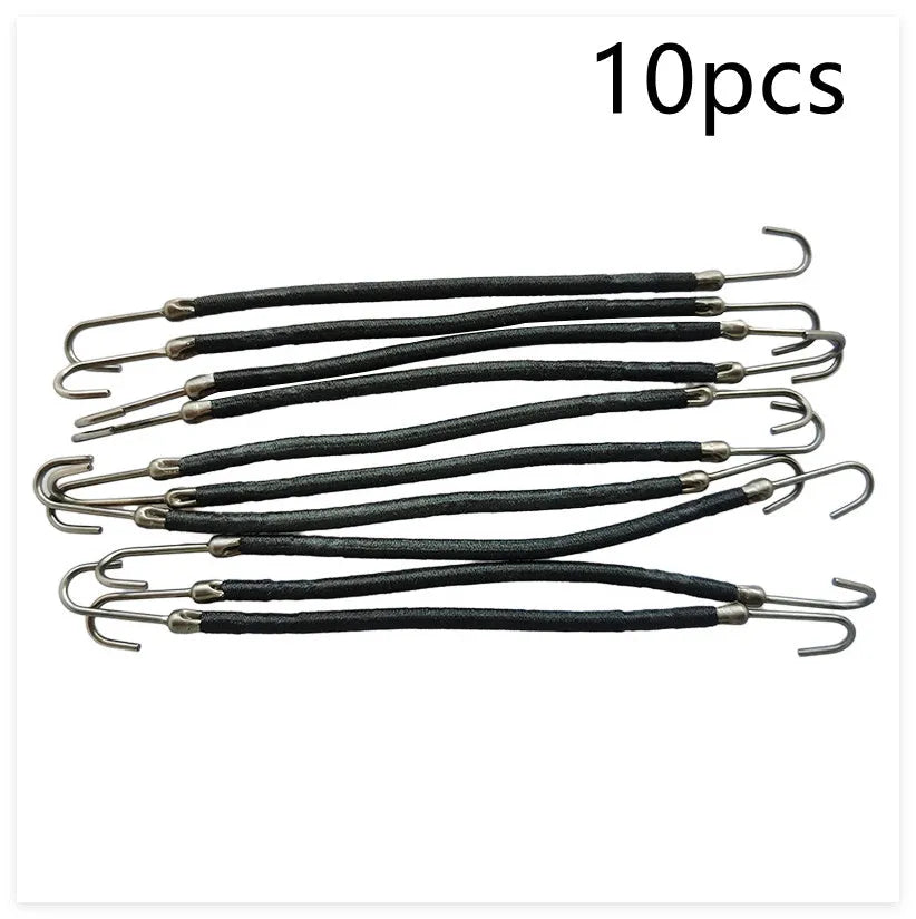 Double hook wig hair tools in black, dark brown and light brown colours