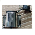 Yacht anchor light ring lamp socket with stainless steel pole and ABS base
