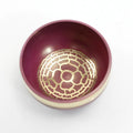 7.8cm colourful handmade Himalayan singing bowl for meditation and yoga