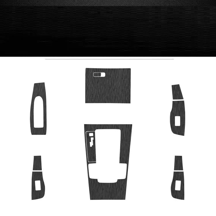 Unksera car interior decorative film sticker kit for centre console and instrument panel modification