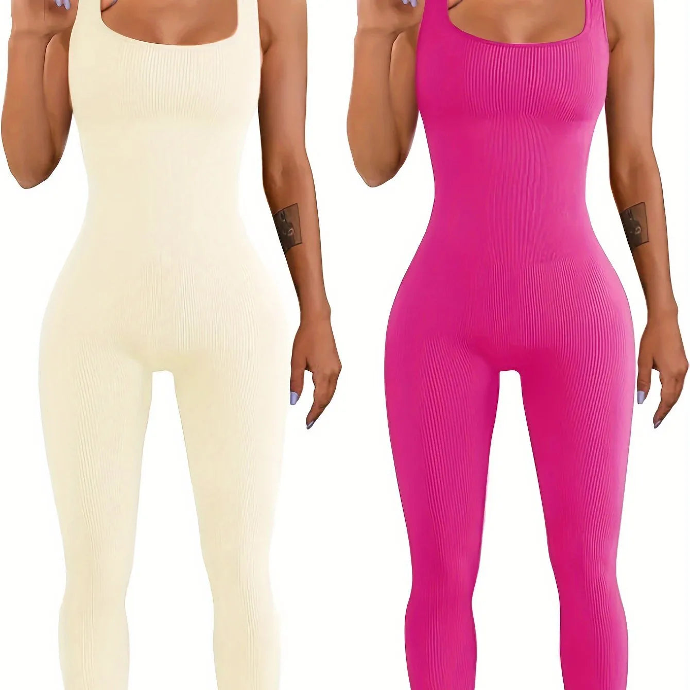 Women's long sleeve suspender tights in spandex with tank top and button details