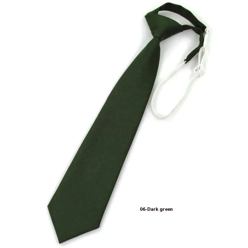 Solid colour cotton bow tie for men in arrow-type style on a white background.