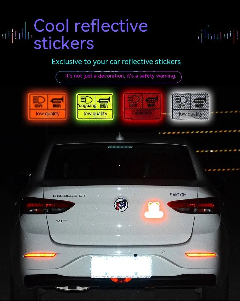 Bicycle reflective warning tape with geometric grid pattern in four colour options