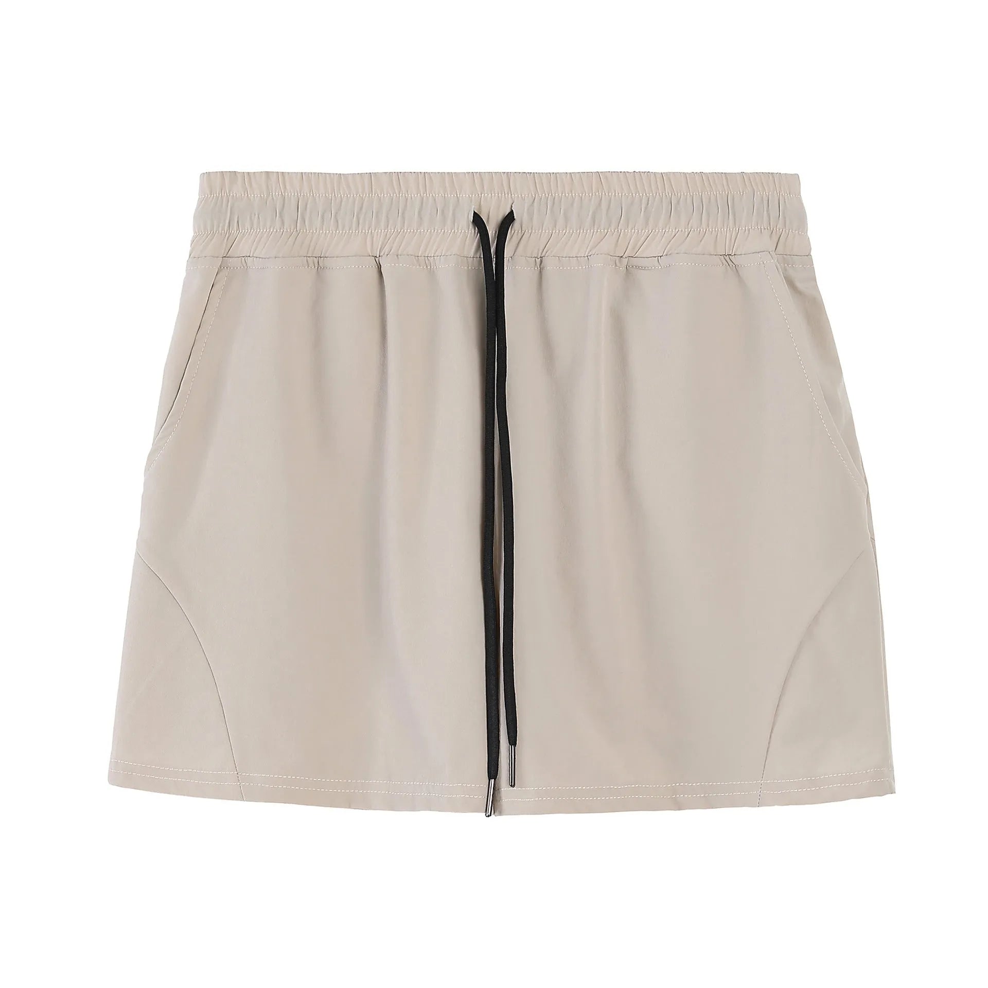 Men's thin polyester basketball shorts in four colour options with medium elastic waistband