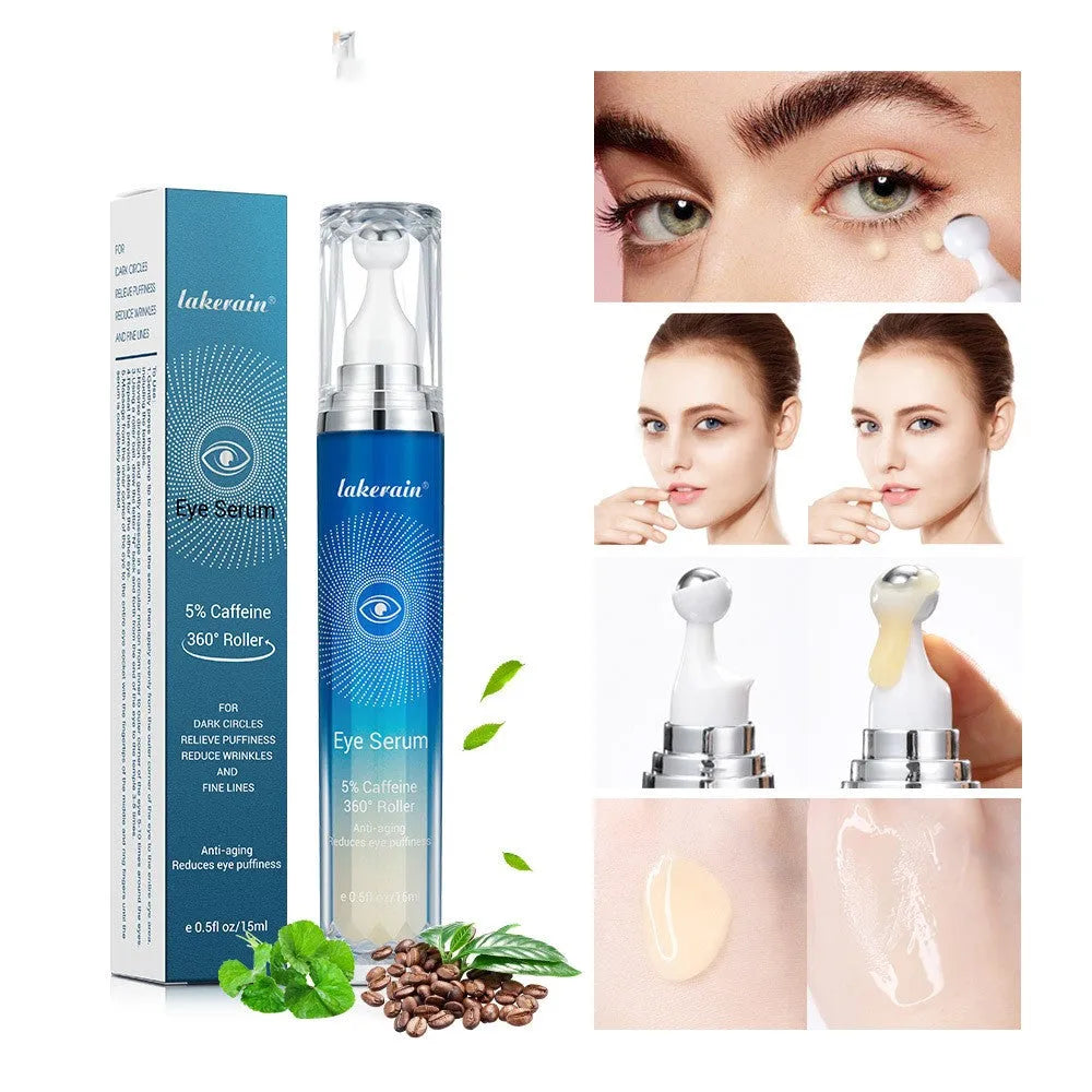 Unisex eye improvement set with eye essence and cream for dark circles