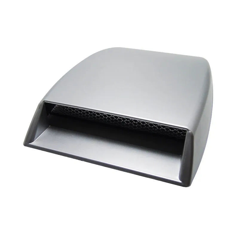 Black, silver, and white ABS plastic decorative car air vent with 260mm length