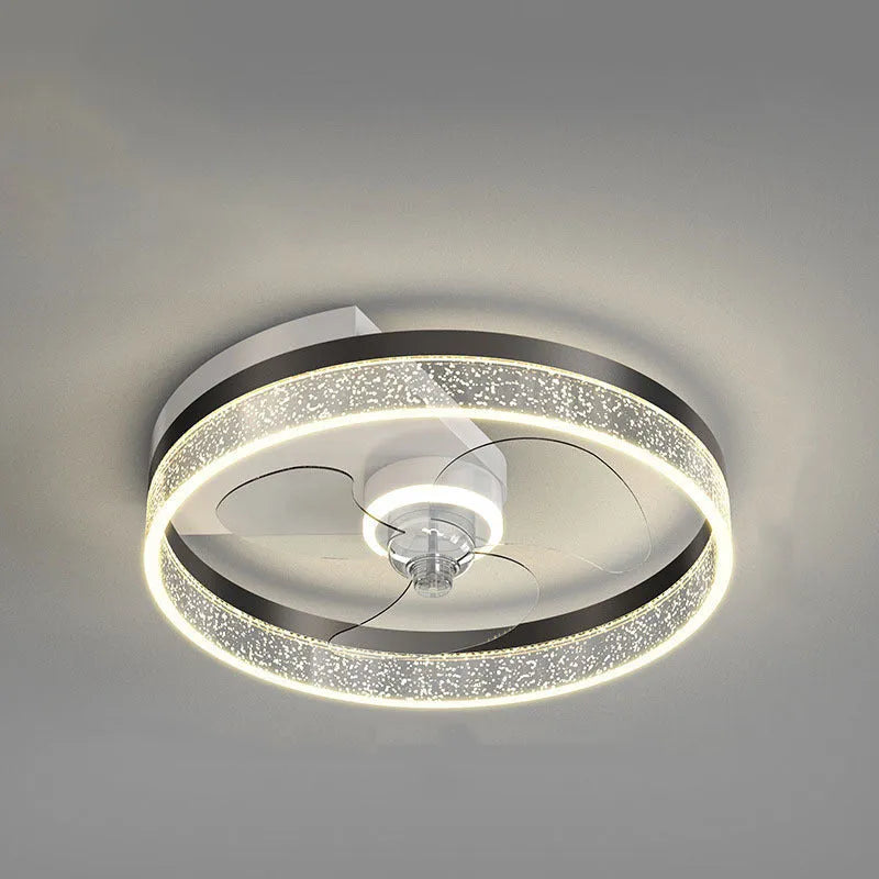 Simple modern Nordic-style tieyi ceiling lamp with iron body and integrated LED light.