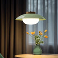 Cream style Nordic minimalism UFO chandelier with tricolor light iron shade for living room bedroom