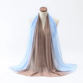 Women's lightweight chiffon summer scarf in ethnic Pu long style