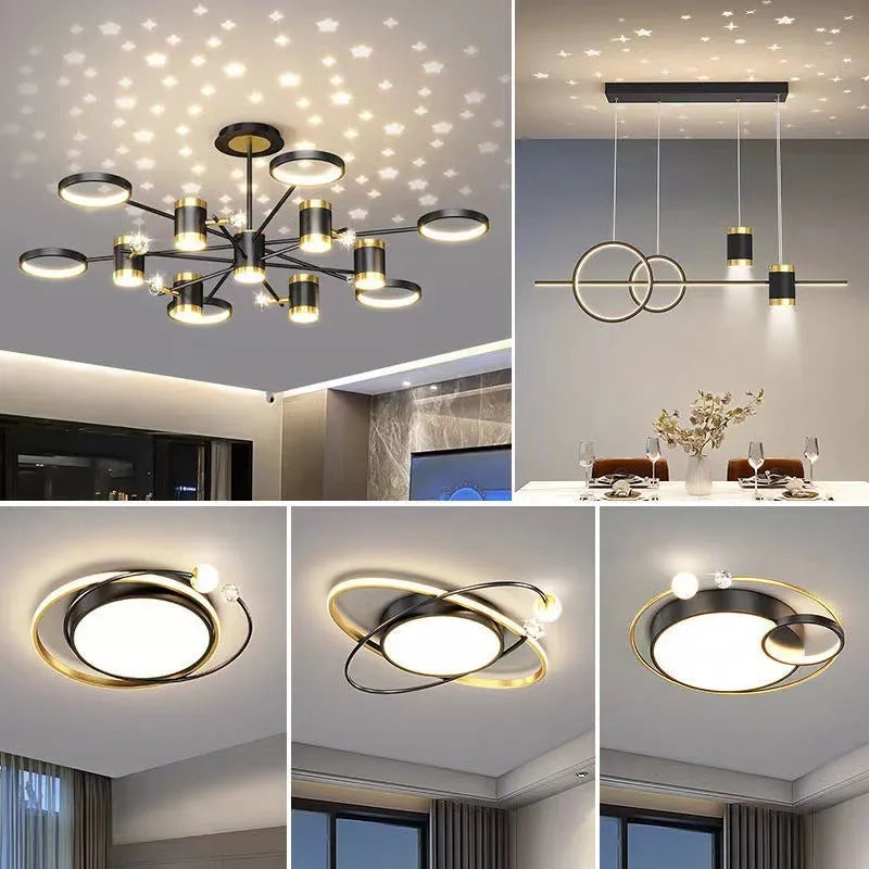 Black iron chandelier with 13 light heads and adjustable suspension