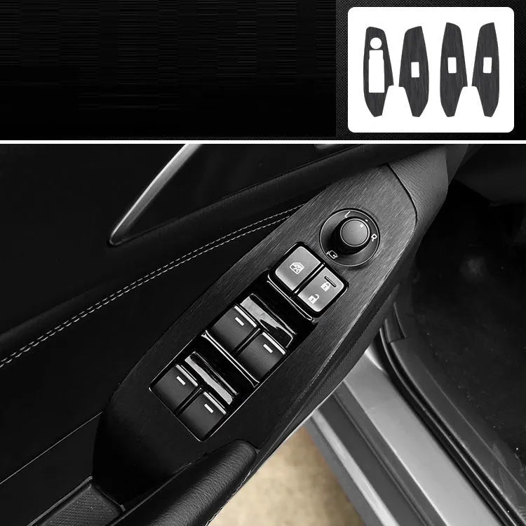 Unksera car interior decorative film sticker kit for centre console and instrument panel modification