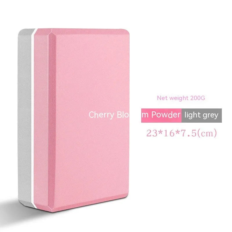 EVA foam yoga block in various colours for dance and fitness support