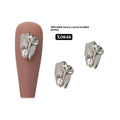 Rock Sugar Nail Crystal Stacked Diamond Nail Art Accessories Square Solid Colour Cat Eye Shiny Ice Transparent Rhinestone Nail Drill for Salon Home Use Princess Series Style X1258 X1260 X1263 X1267 X1269 X842 X848 X850 X857 X860