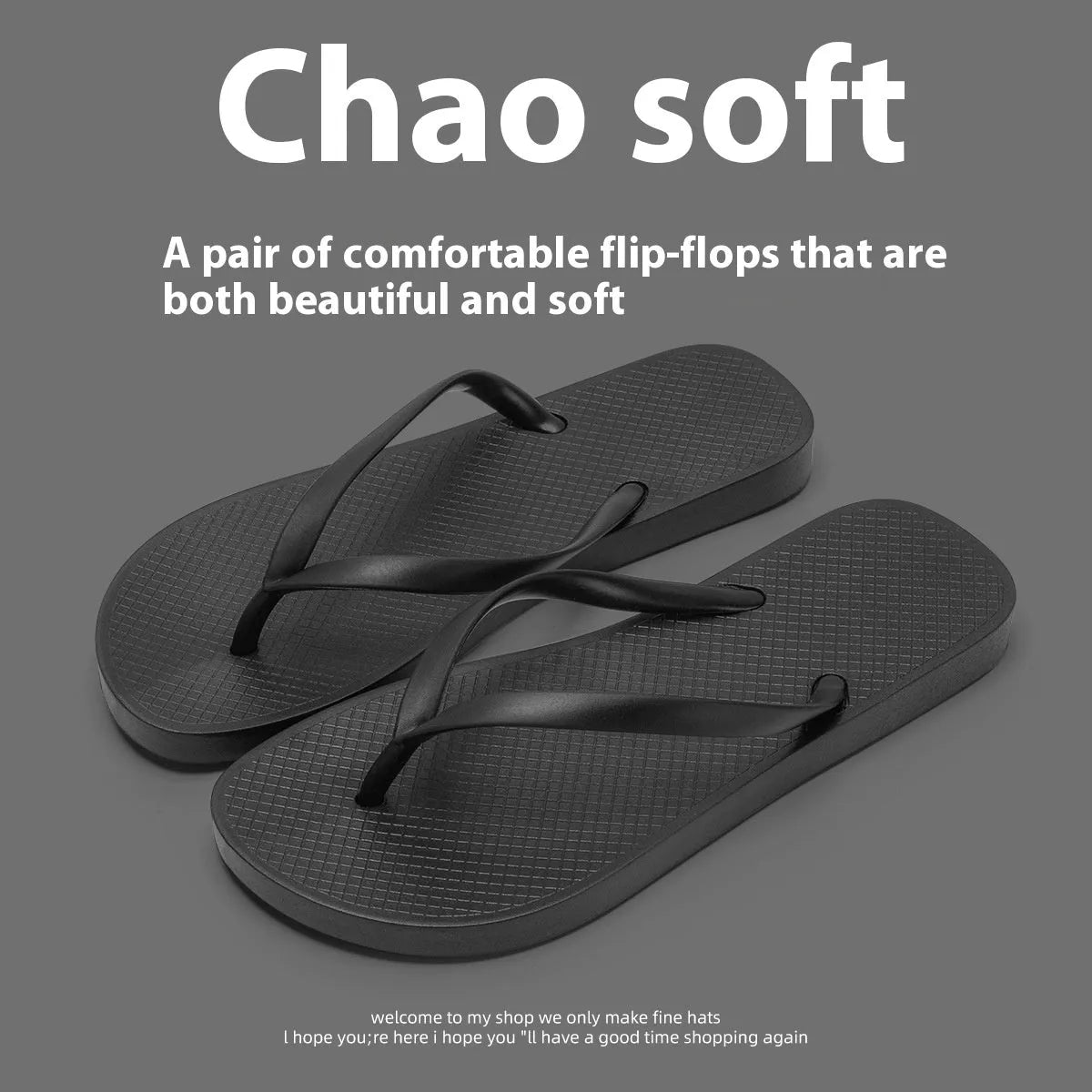 Foldable casual beach slippers with non-slip PVC sole and breathable plastic upper