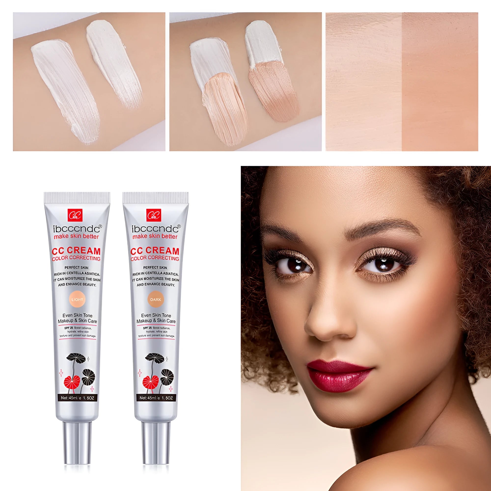 Erborian Centella Asiatica CC Cream tube for colour correction and buildable coverage