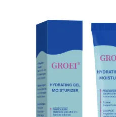 50ml bottle of hyaluronic acid moisturising facial gel for dry skin