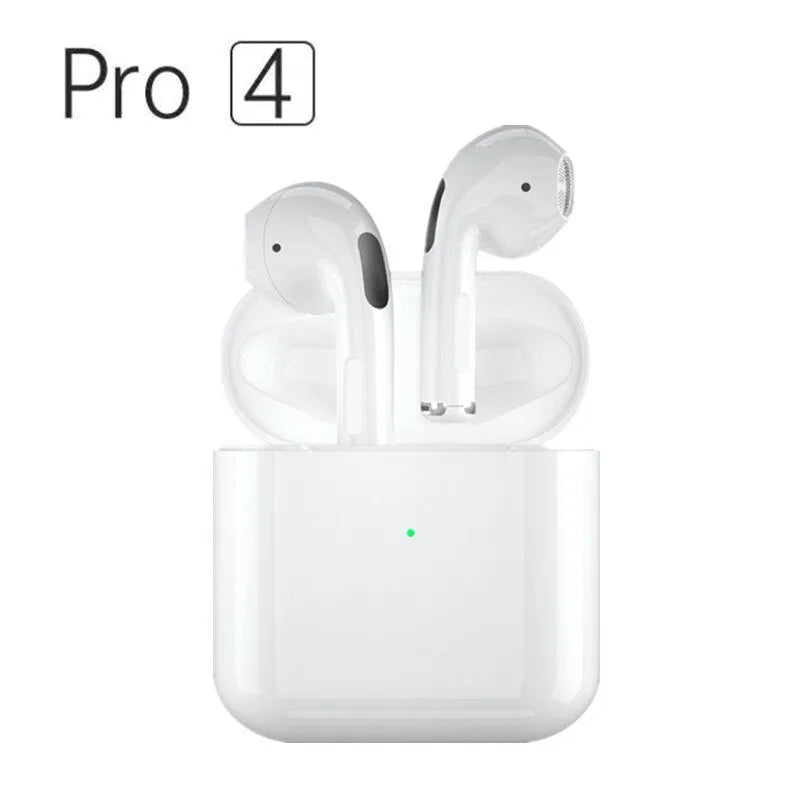 Sports Bluetooth wireless earphones in Pro4 Black colour with in-ear design