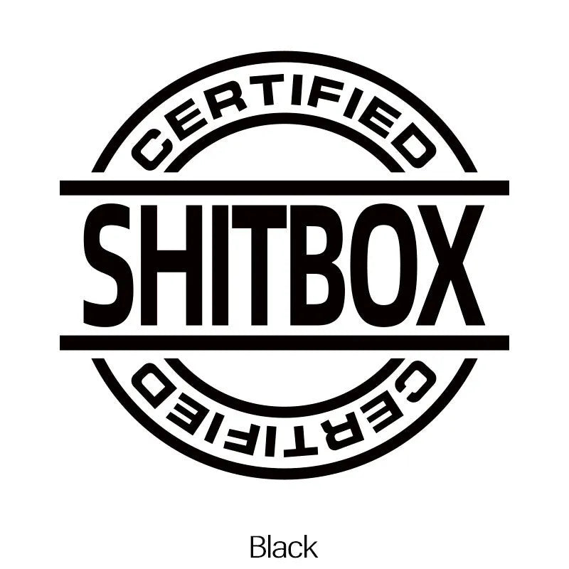13x12cm vinyl car sticker in multiple colours for vehicle body decoration