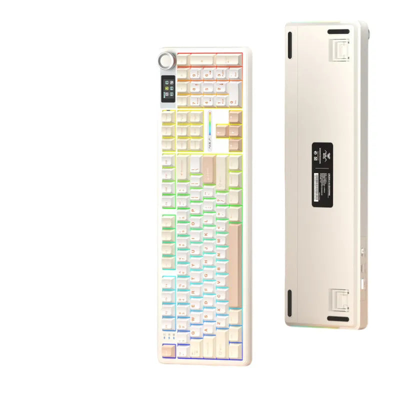 Tarantula F108pro wireless mechanical keyboard with RGB lighting and hot-swappable switches