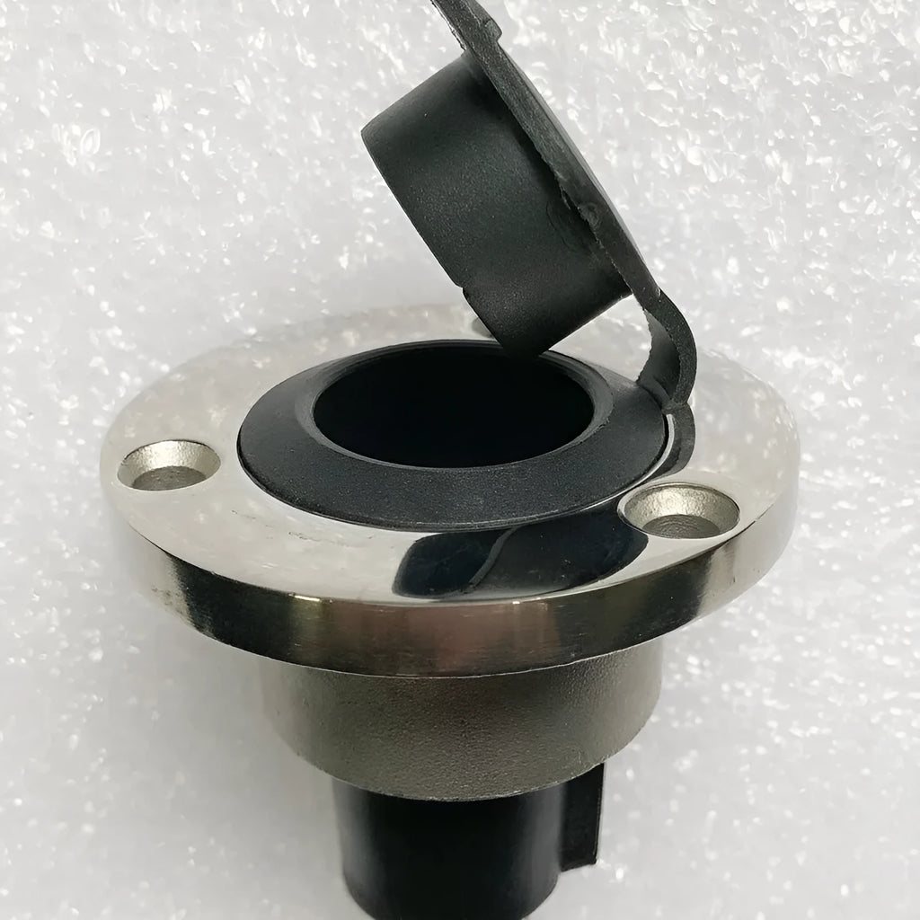 Yacht anchor light ring lamp socket with stainless steel pole and ABS base