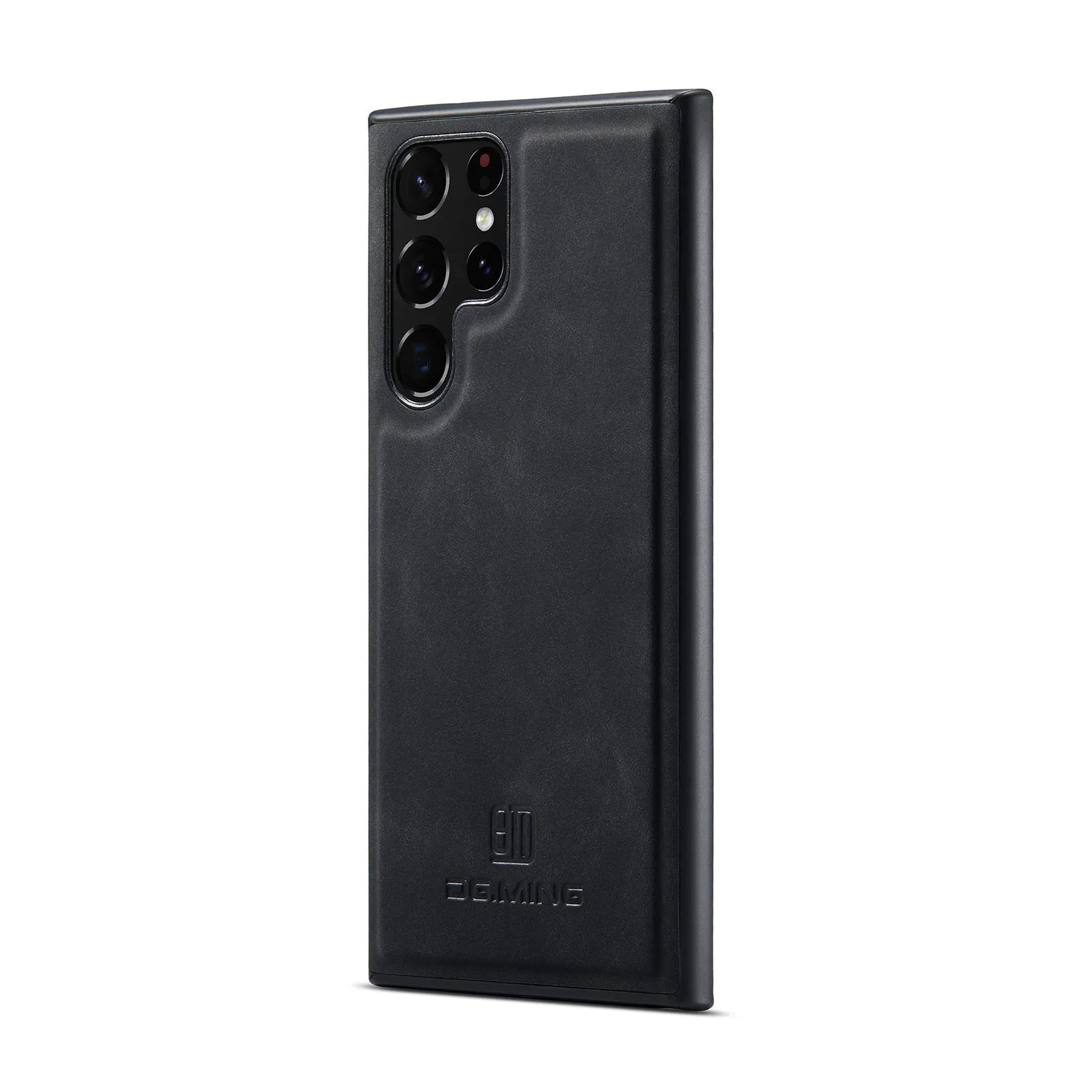 Samsung magnetic card holder wireless charging case in black with card slot for S21