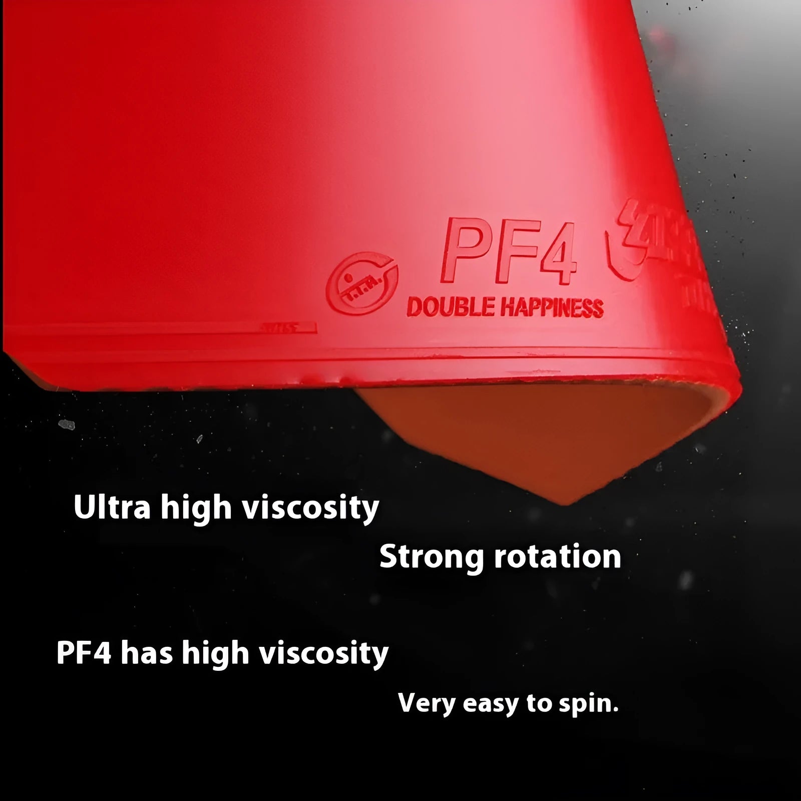 Fast Attack Sticky Classic-50 table tennis racket in red or black with anti-rubber.