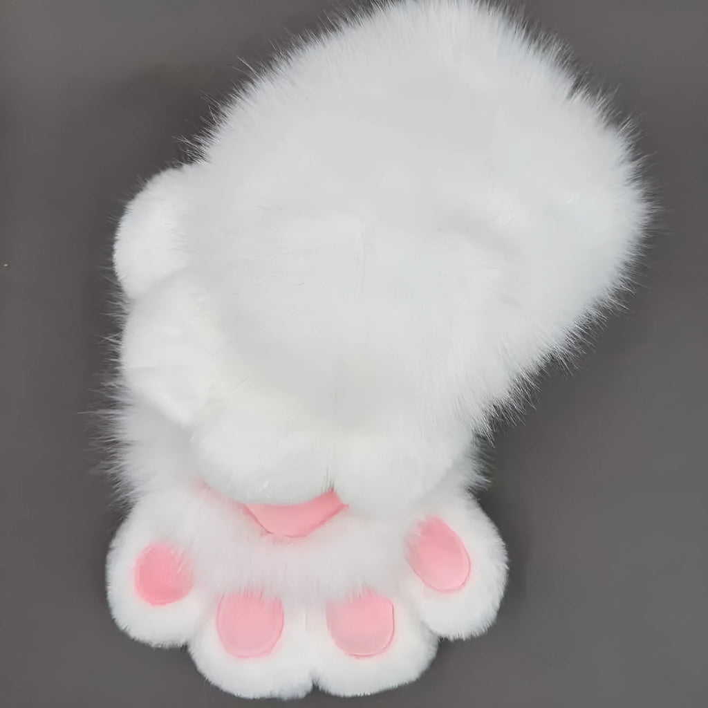 Colourful animal claw cosplay gloves in nylon material shown in multiple colour options.