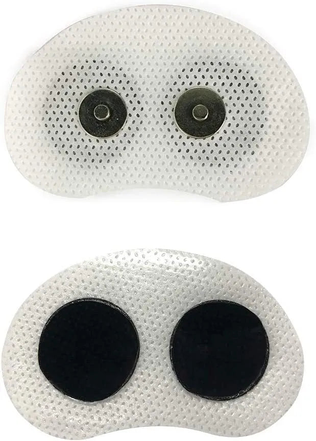 Smart anti-snoring device with electronic muscle stimulator and twenty conductive strips