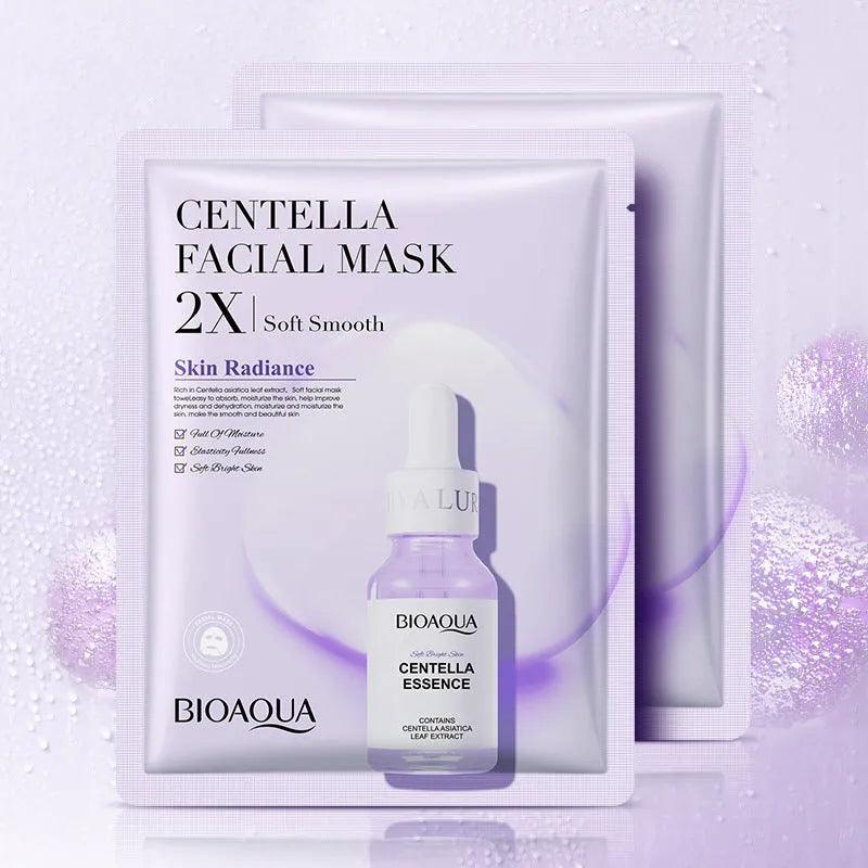 White gel collagen face sheet mask 30g with hyaluronic acid for moisturising and firming general skin types