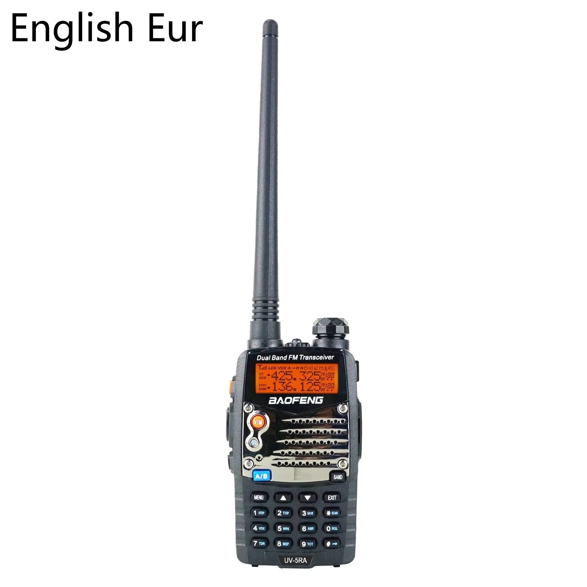 Baofeng UV-5RA dual-band two-way radio with dual display for outdoor civil business use