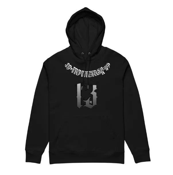 Hooded fleece-lined pullover sweater in loose fit for teenage team uniforms