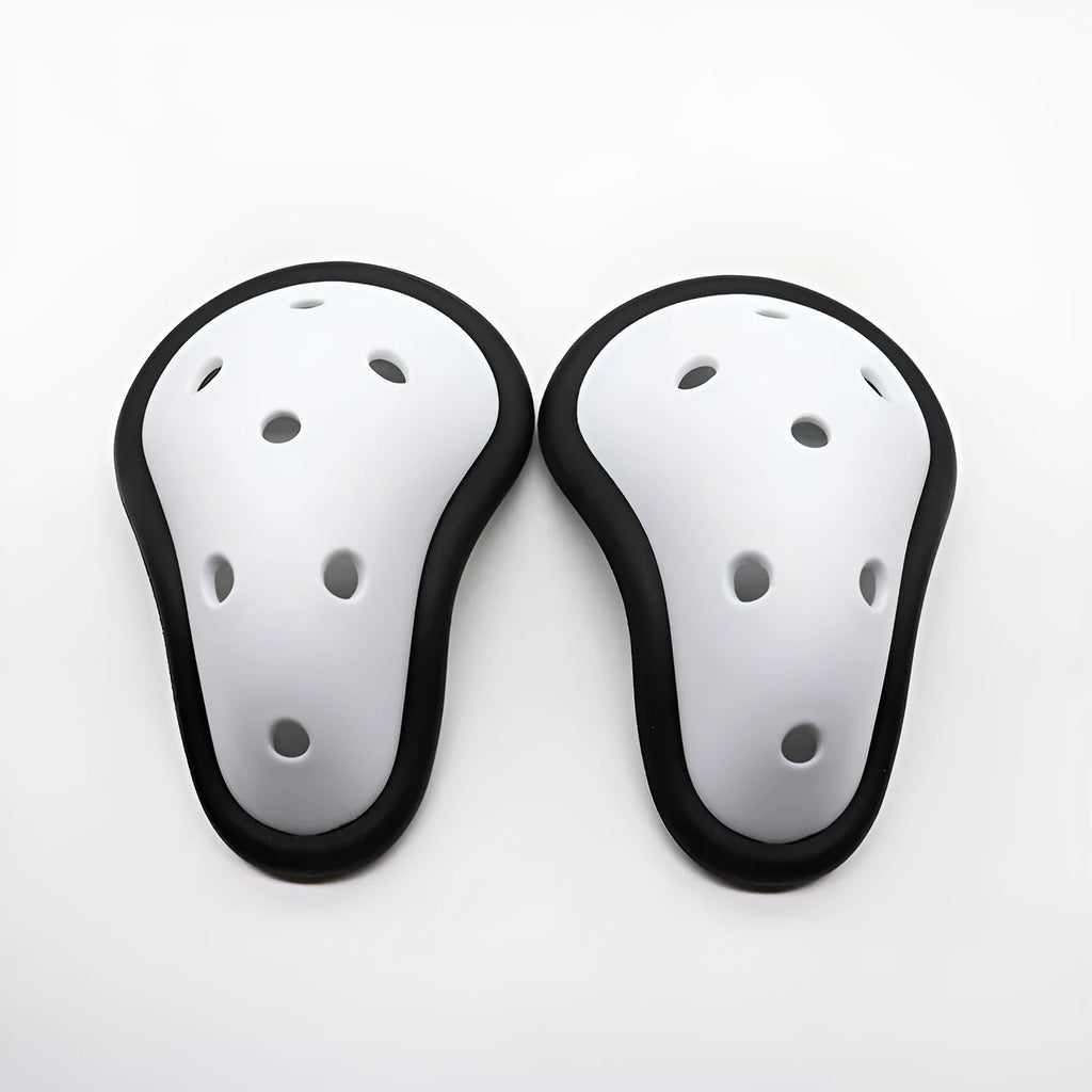 Rubber sports genital protector for adult and children's use in hockey, rugby, boxing, and martial arts