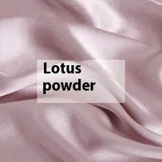 Silk duvet cover in Lotus Pink colour showing double-sided plain weave construction