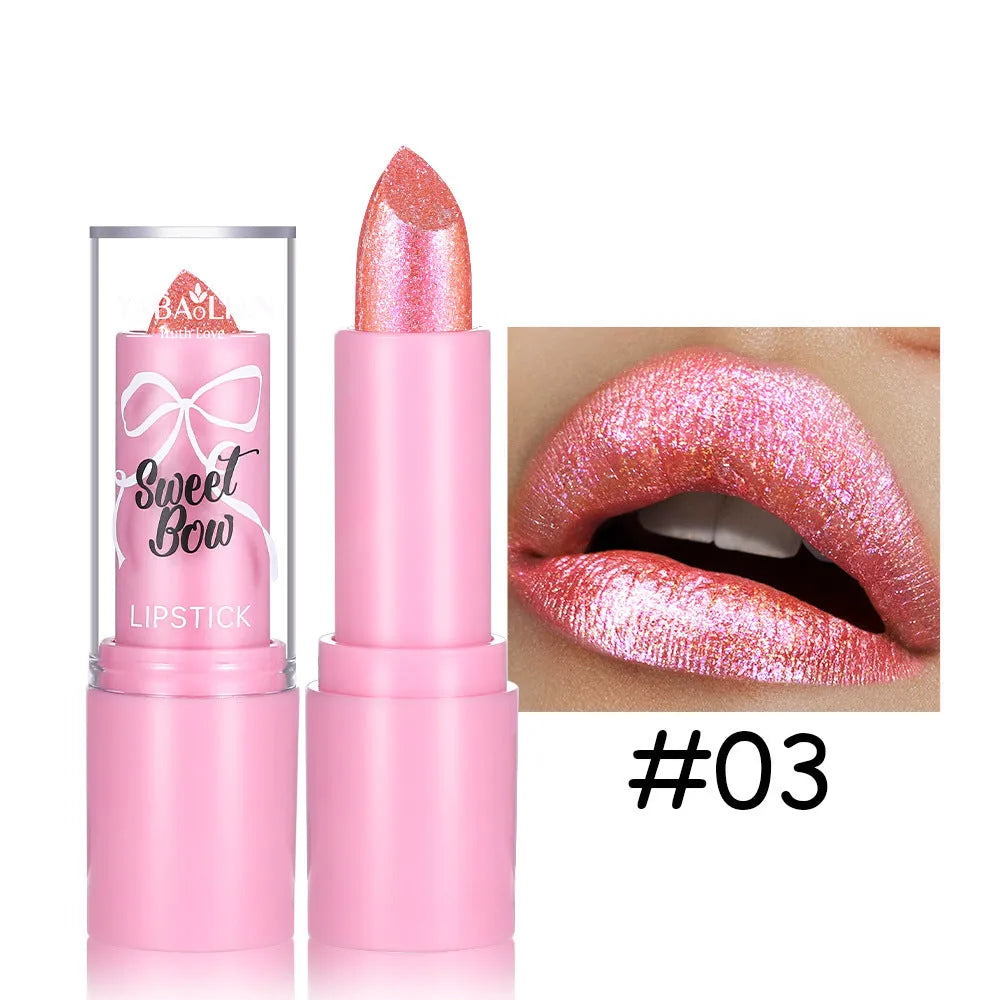 Sweetheart bow XINGX Diamond lipstick in Starlight Diamond series with six colour options