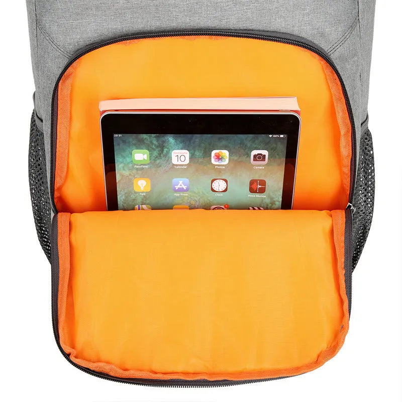Large outdoor thermal insulation backpack in Oxford cloth with curved shoulder strap