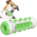Natural rubber dog toothbrush chew toy for dental cleaning in blue colour