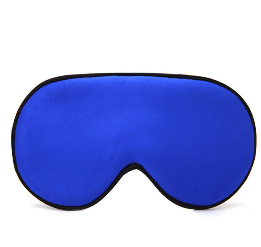 Double-sided Mulberry silk eye mask in a selection of colours including black, wine red, and ivory white.