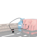 Roof platform steel cable lock with plastic sheathed steel strand in 600mm and 1200mm length options